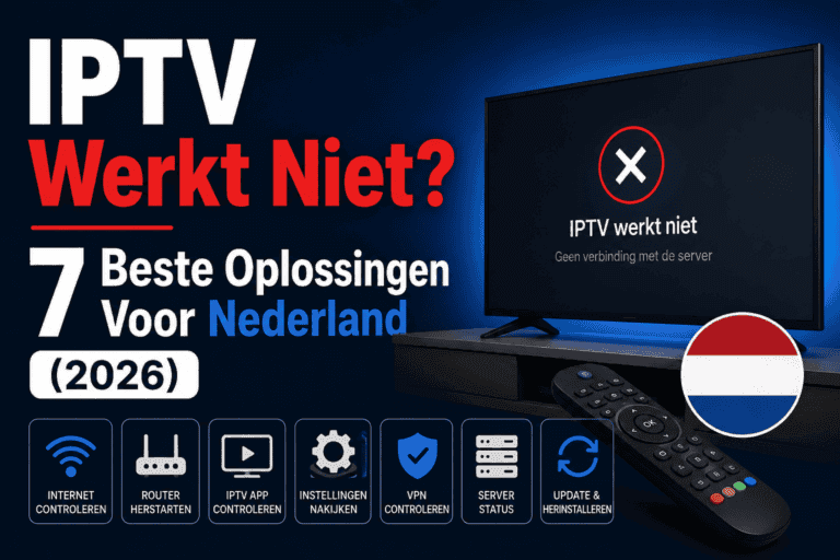 IPTV werkt niet